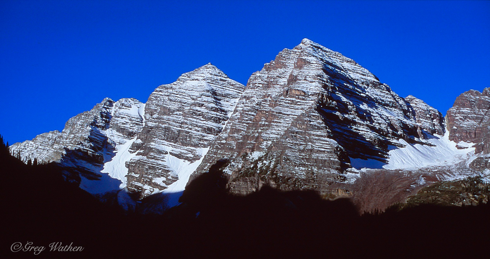 Colorado's Maroon Bells, near Aspen, CO.